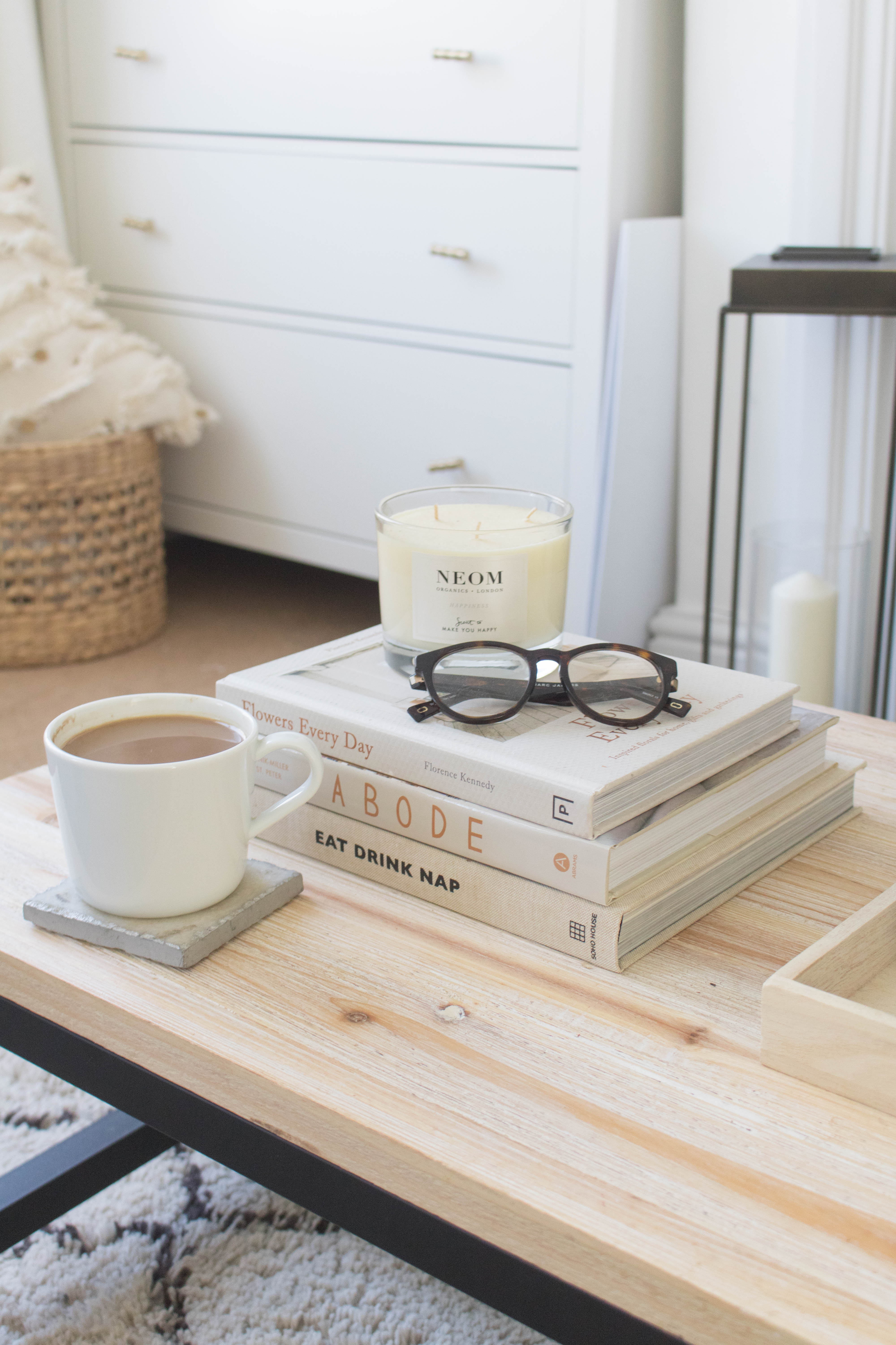 an edited lifestyle decor coffee table styling