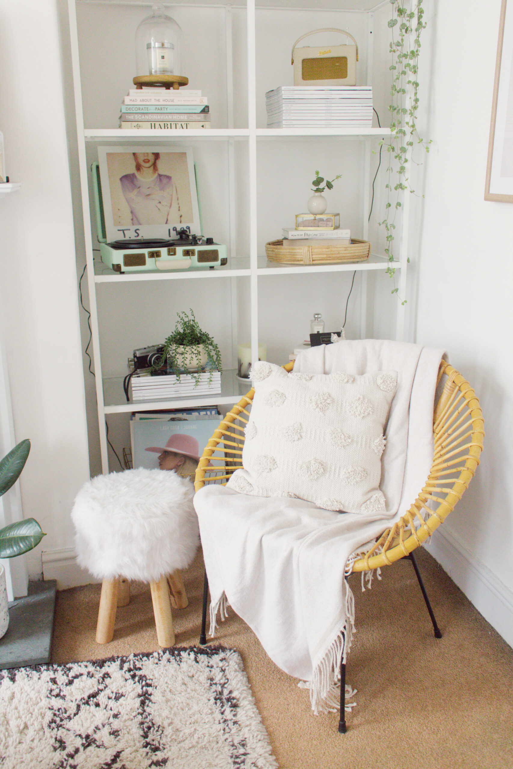 an edited lifestyle interior creating cosy corners