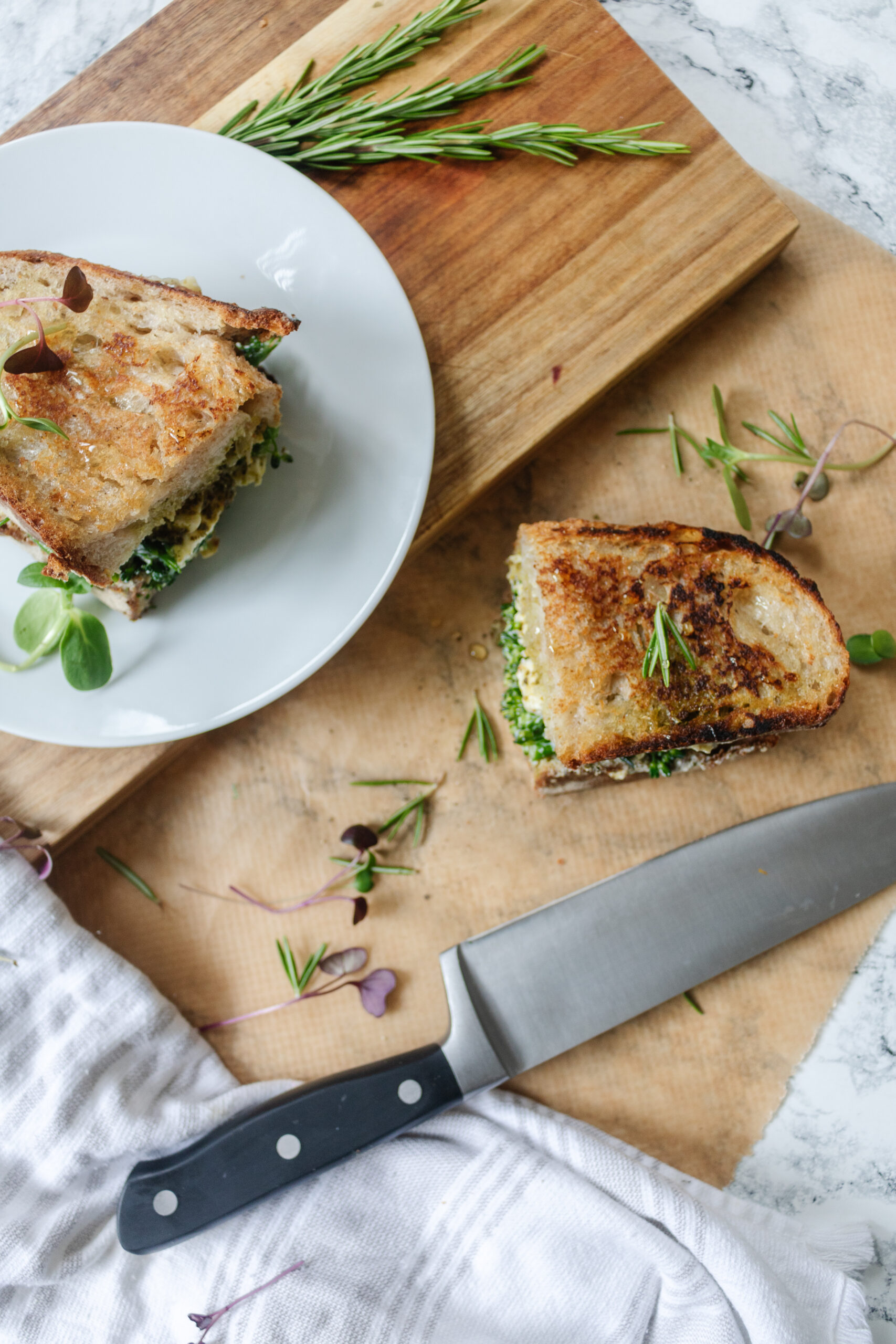 Grilled Artichoke & Pesto Grilled Cheese Toastie