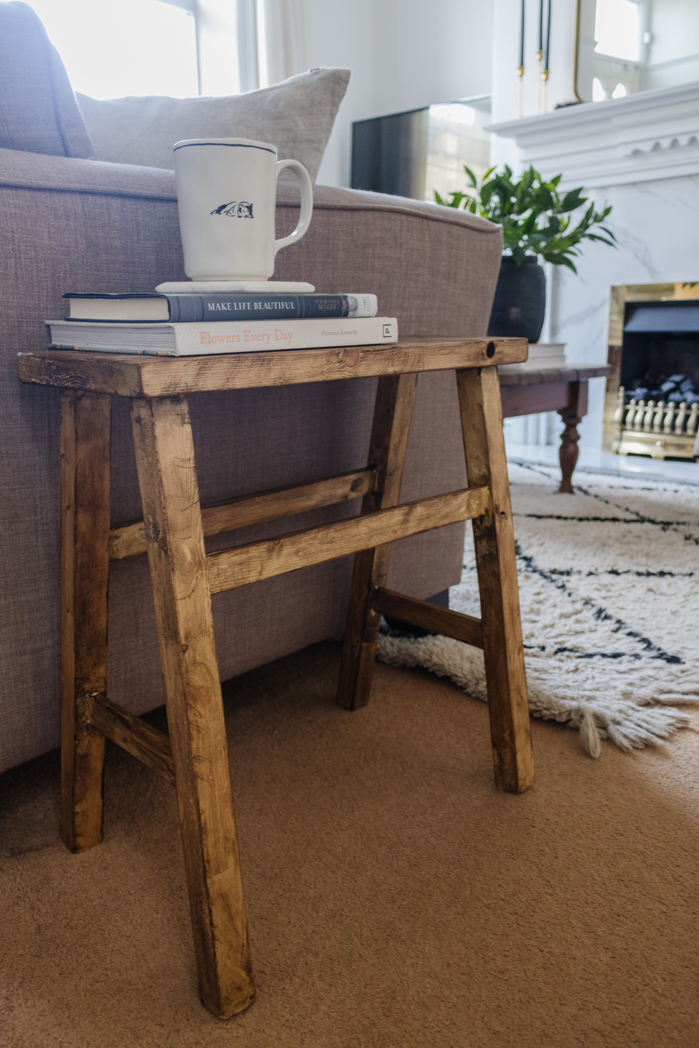 an edited lifestyle diy vintage stool