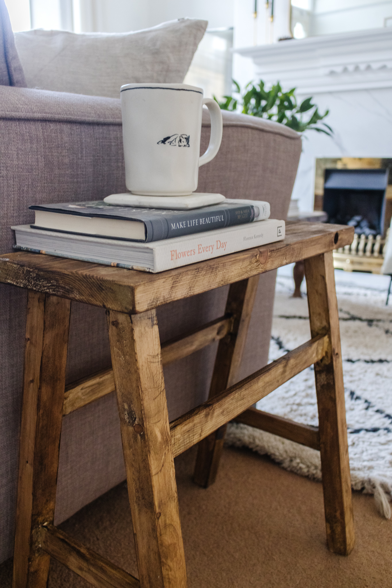 an edited lifestyle diy vintage stool