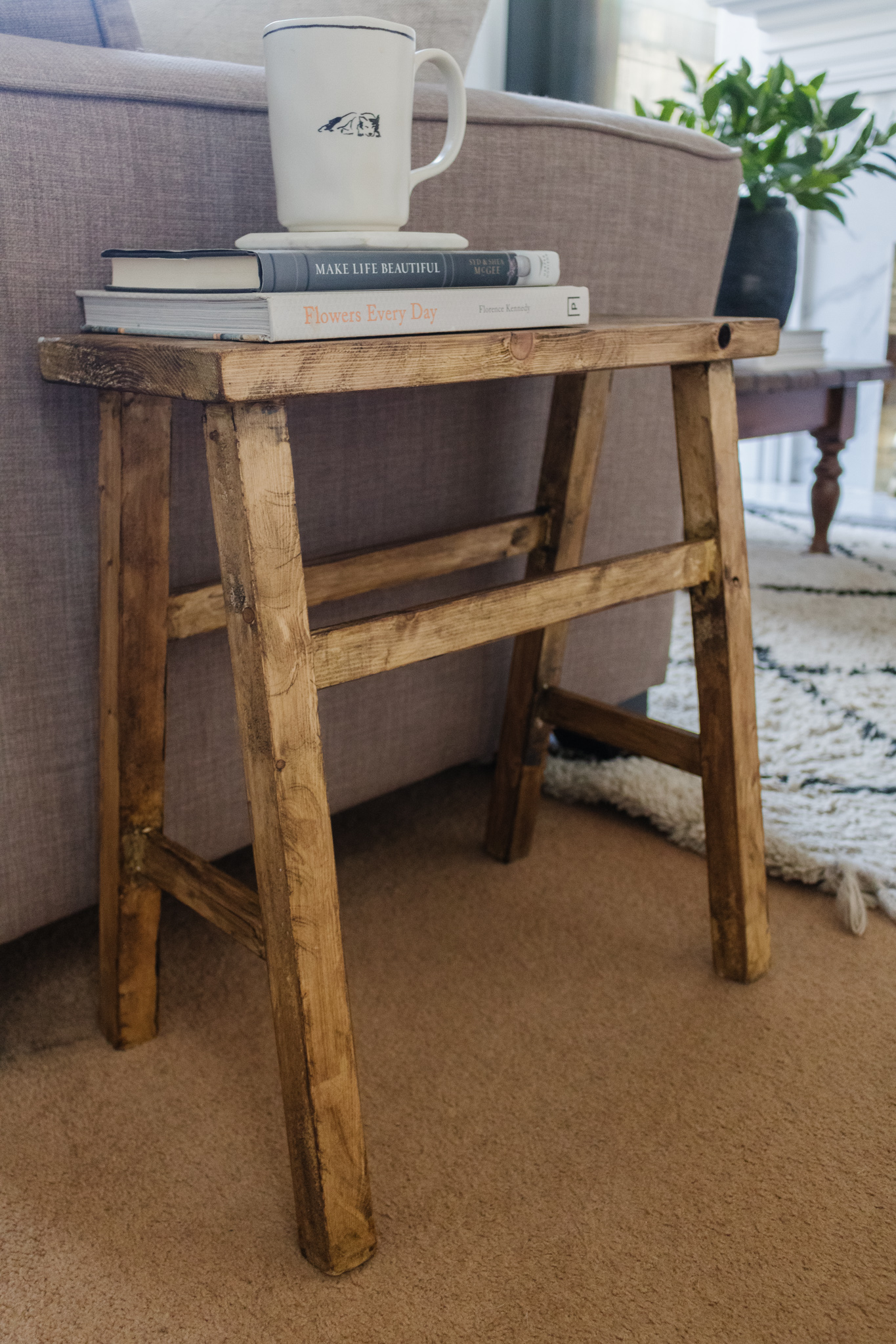 an edited lifestyle diy vintage stool