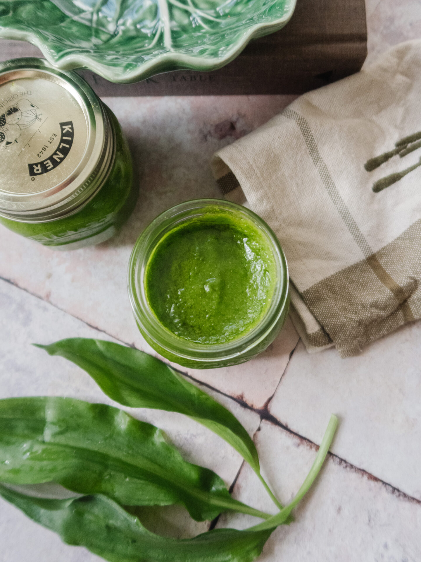 an edited lifestyle recipe wild garlic pesto