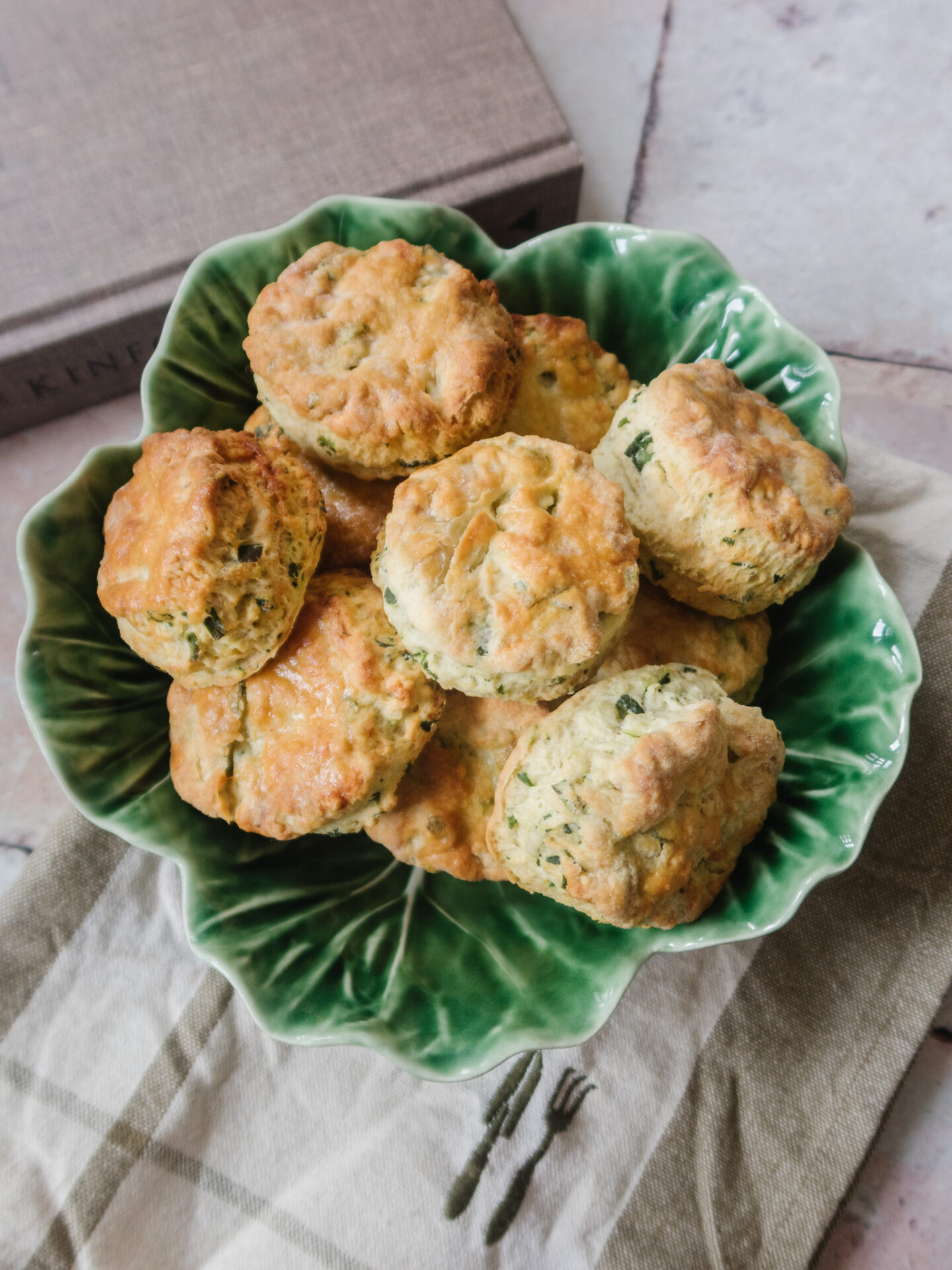 an edited lifestyle recipe wild garlic scones