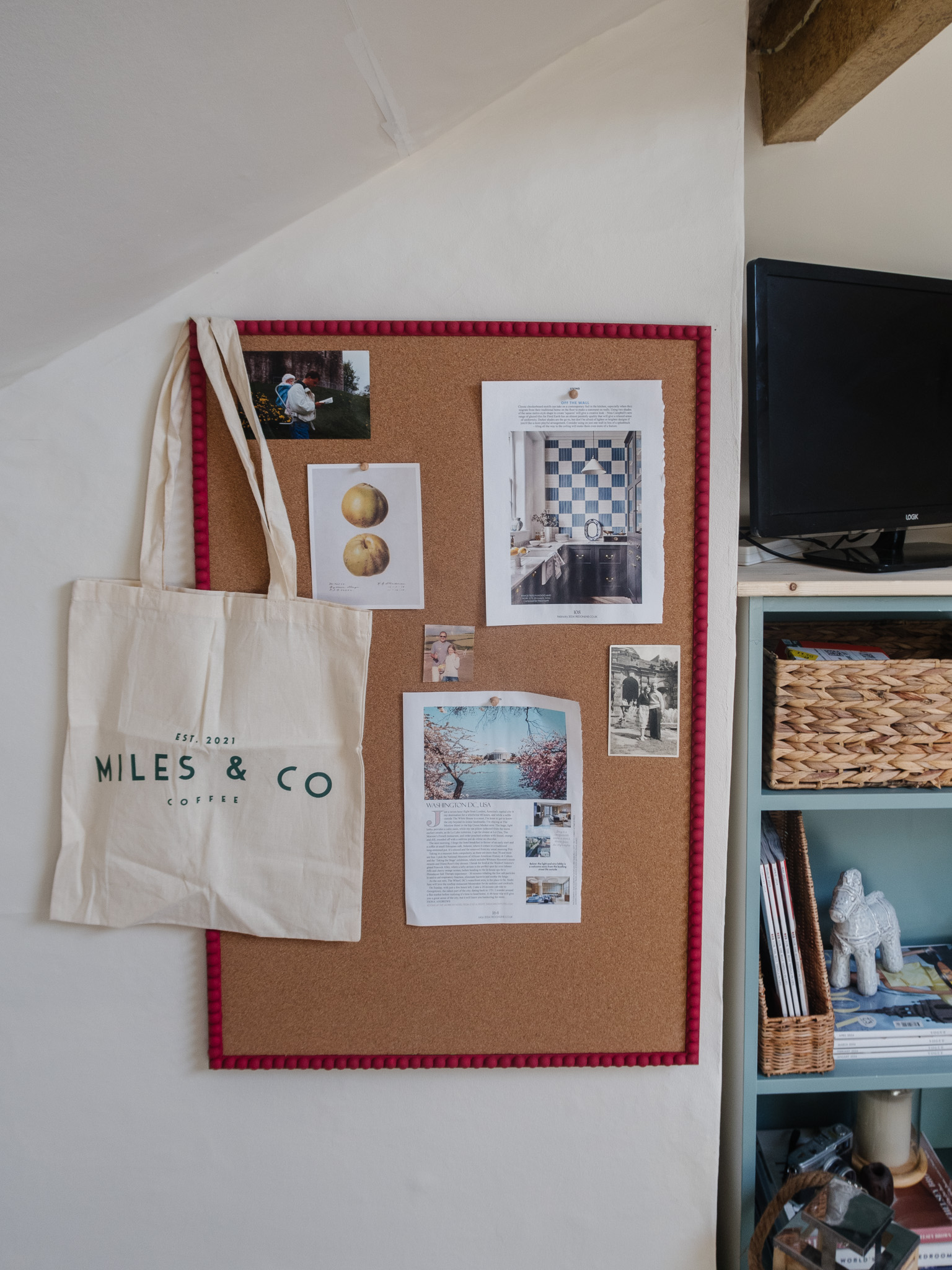 an edited life diy beaded memo board